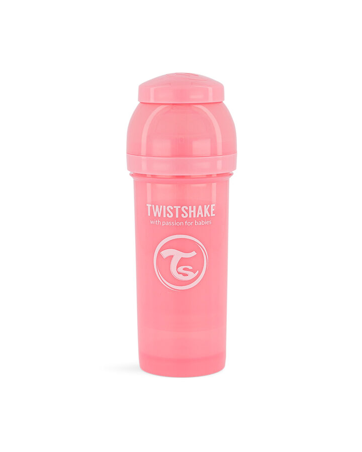 Twistshake Anti-Colic pudele 260 ml. roza krāsa