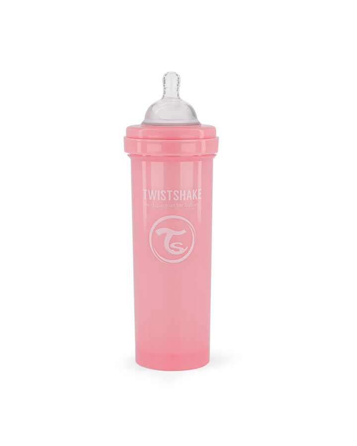 Twistshake Anti-Colic pudele 330 ml. roza krāsa