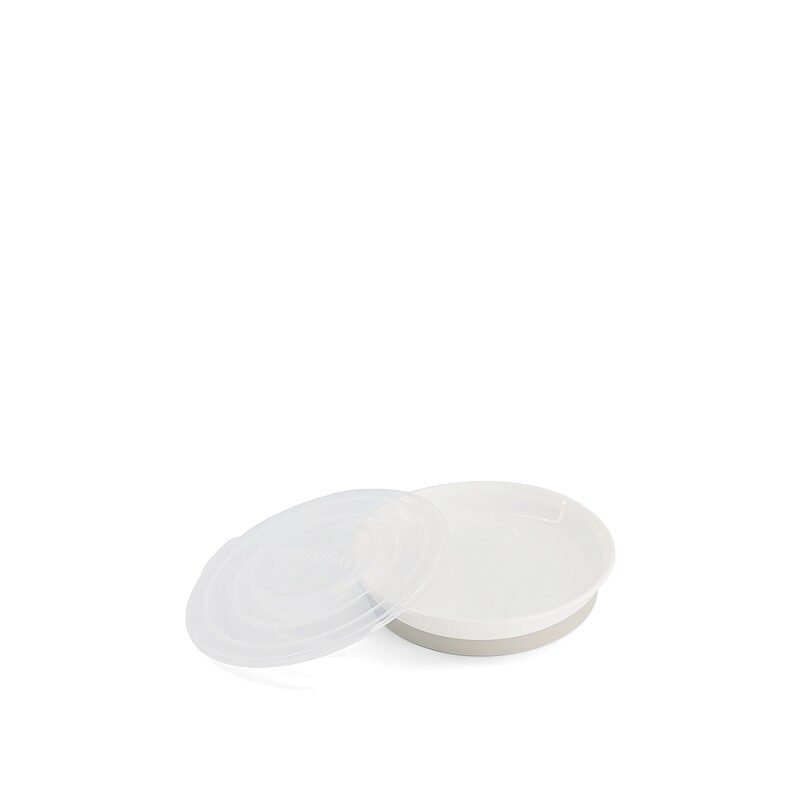 Twistshake šķīvis balts, 6+ mēn.