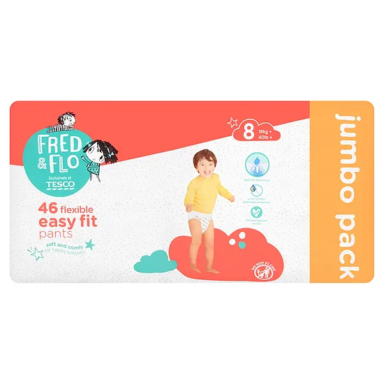 Biksītes Fred & Flo 8 izmērs (18+ kg) 46 gb.