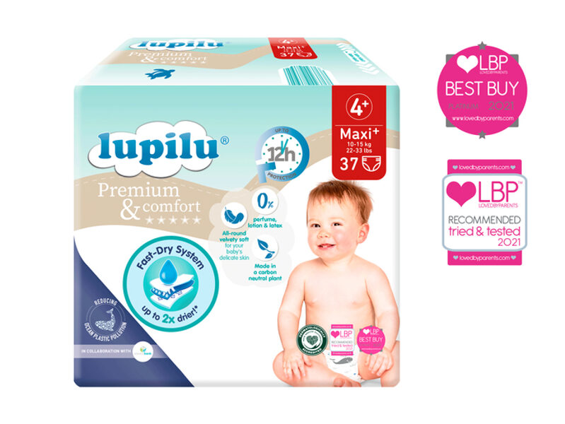 Lupilu Premium & Comfort klipši 4+ izmērs (10-15 kg) 37 gb.