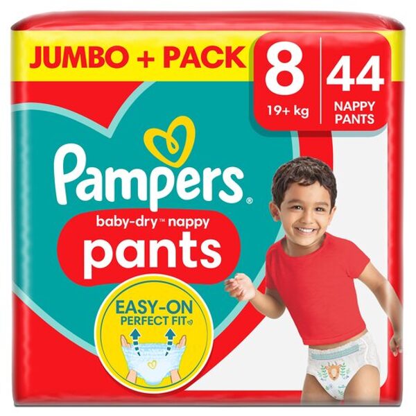 NEW Biksītes Pampers Baby Dry Pants Jumbo Pack 8 izmērs (19+ kg) 44 gb.
