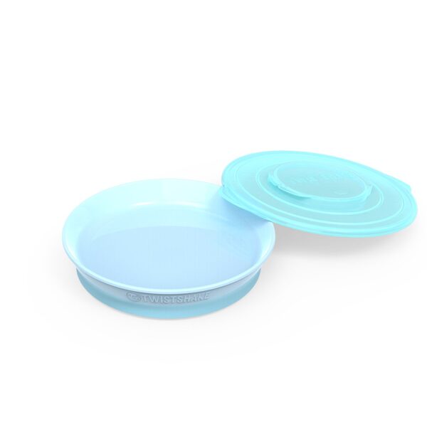 Twistshake šķīvis gaiši zils, 6+ mēn.