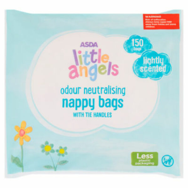 Aromātiskie autiņbiksīšu maisiņi Little Angels Nappy Bags 150 gab.  